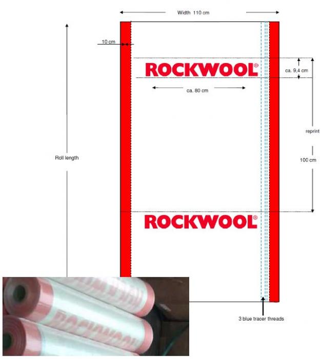 Plasa de armare pentru termosistem Rockwool REDArt 160 g/mp 1.1 x 50 m [1]